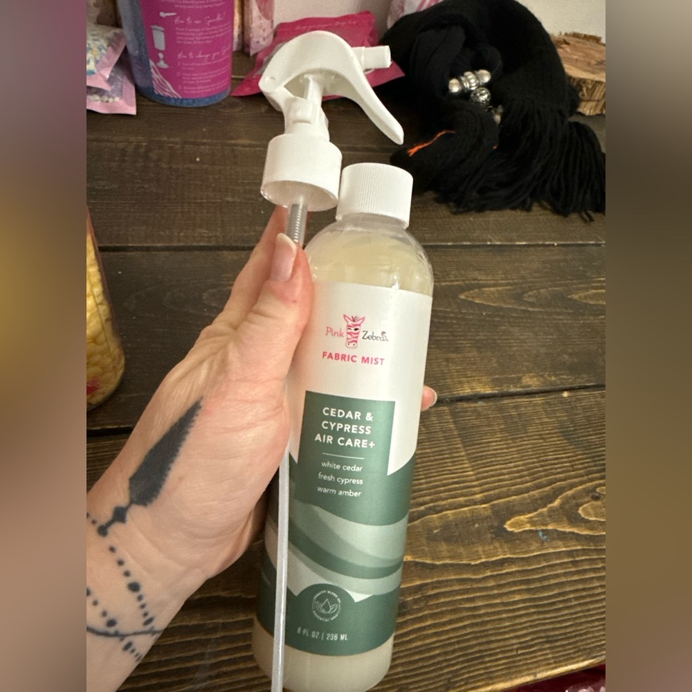 Pink Zebra Cedar & Cypress Air Care+ Fabric Mist